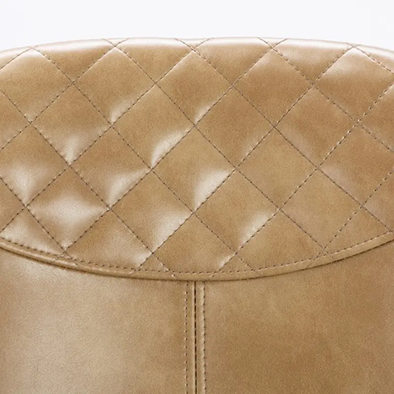 Curved Faux Leather Task Chair Air Lift Office Chair