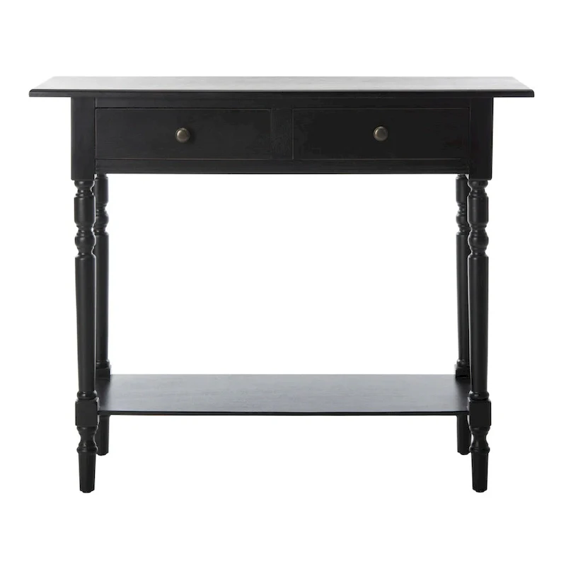 SAFAVIEH Arvilla Grey 2-Drawer Console Table - 37.8 x 13 x 31.9 - 38Wx13Dx32H