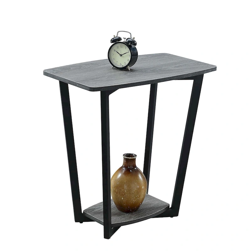Convenience Concepts Graystone End Table with Shelf