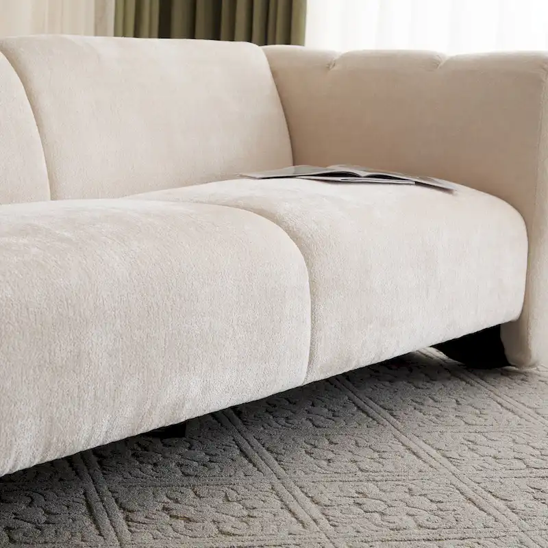 83 3-Seater Wave Design Sofa