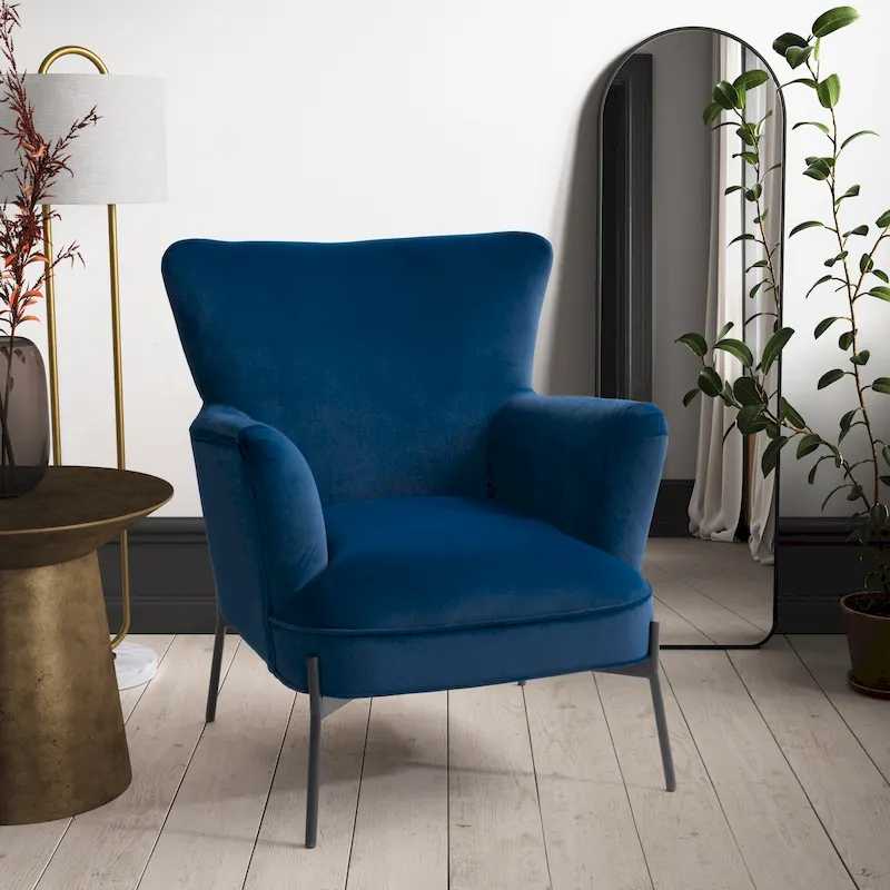 Eliana Modern Wingback Accent Chair