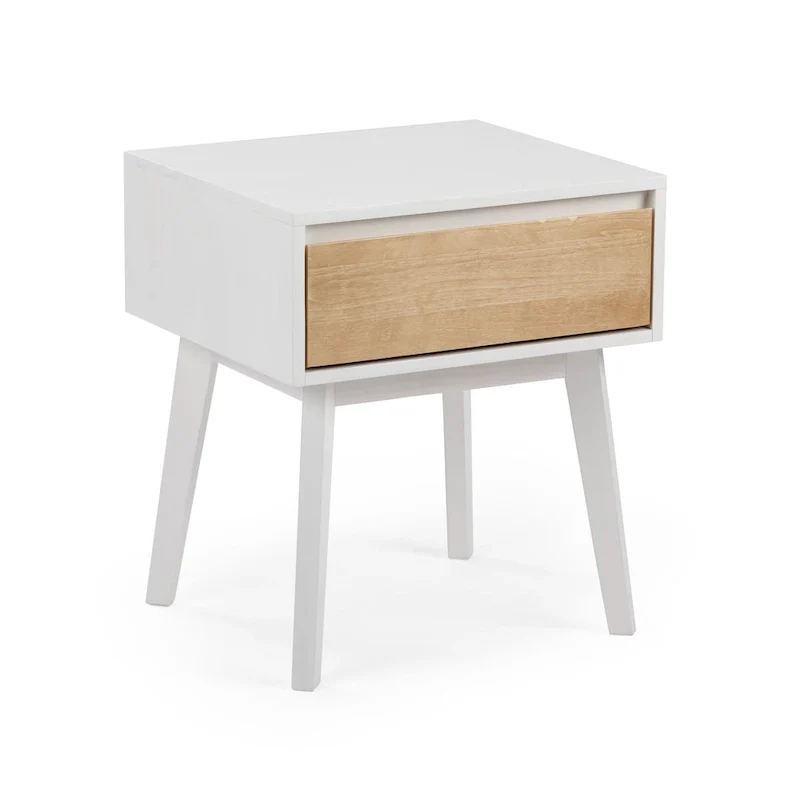 Max and Lily Scandinavian Nightstand with Drawer