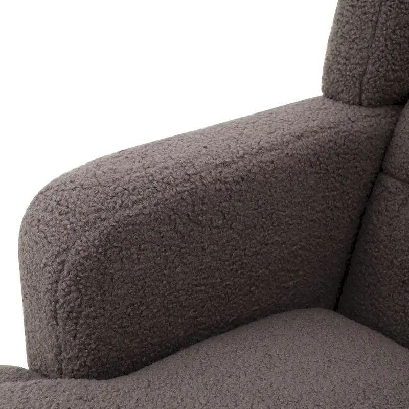 Modern Fabric Accent Chair with Cushion Back