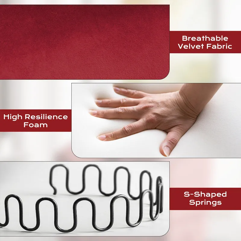 Ouyessir Upholstered Swivel Barrel Chair 360 Degree Accent Chair Fabric Armchair