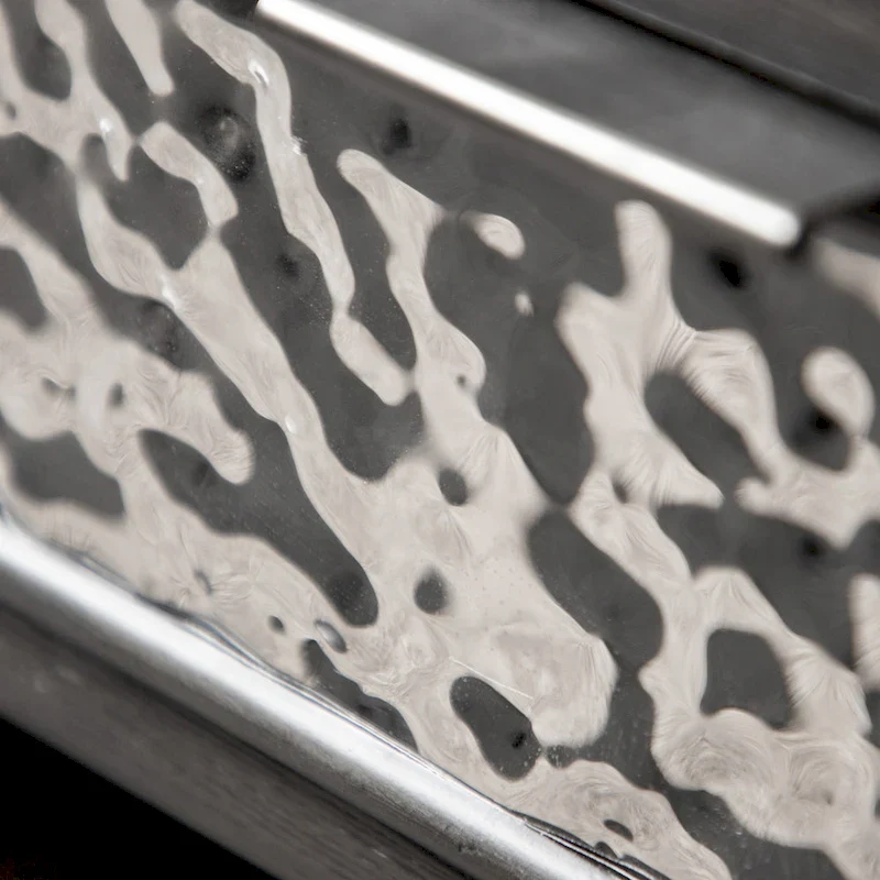 Furniture of America Piez Modern Ash Grey Wood 2-Drawer Sofa Table with Open Shelf