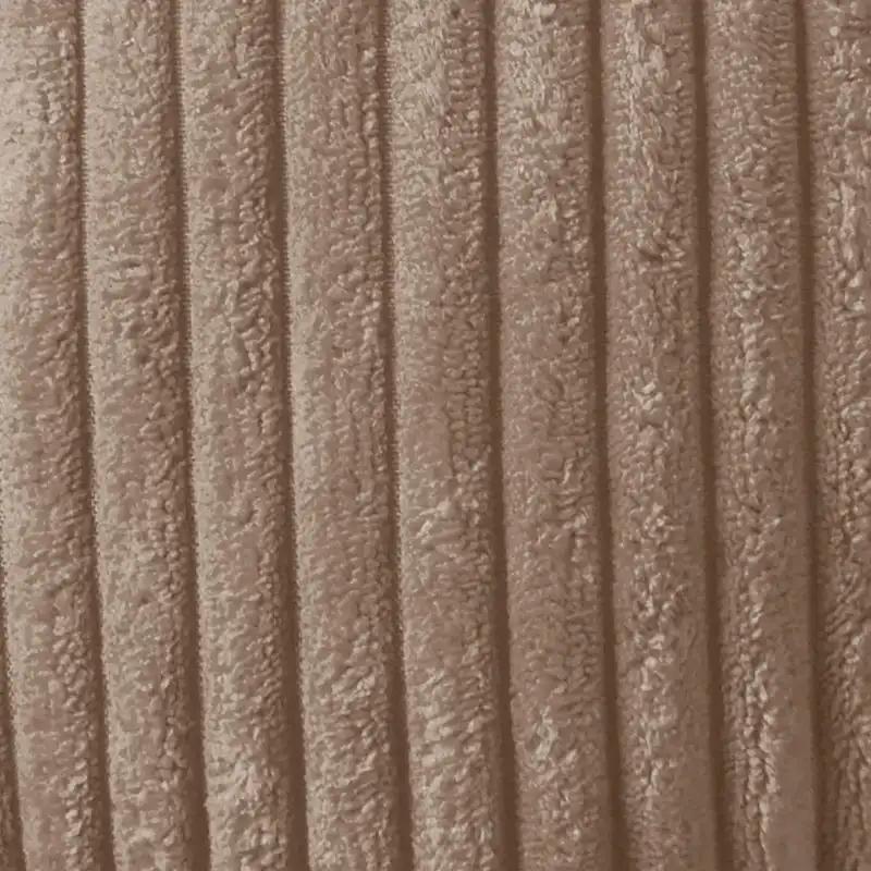 Sweet Home Collection 2 Piece Velvet Ribbed Non Slip Rocking Chair Cushion Sets