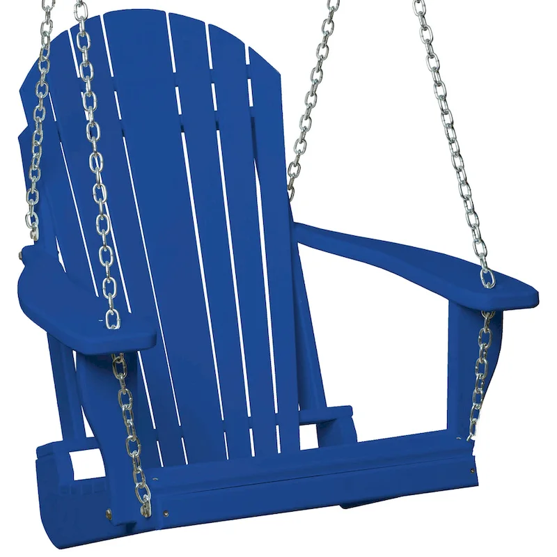 Poly Lumber Adirondack Swing Chair with Chains