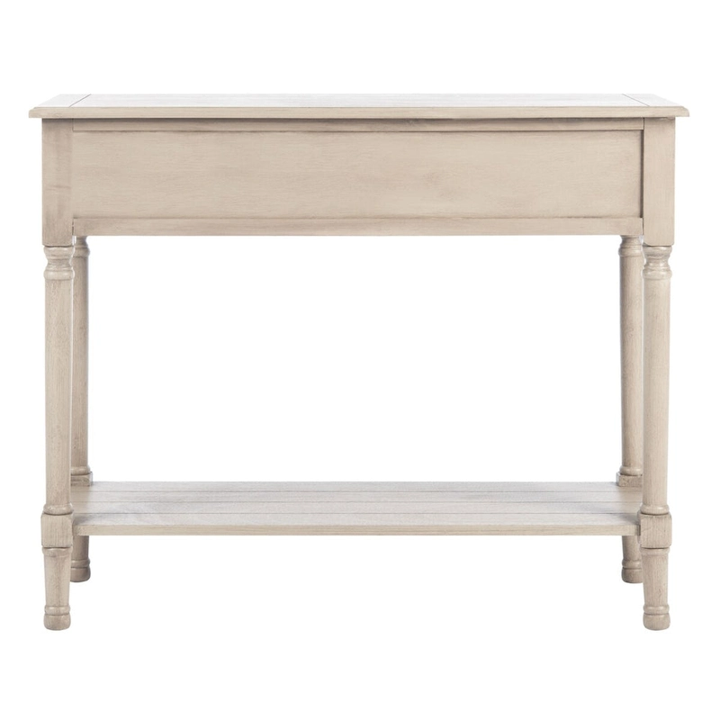 SAFAVIEH Justina 2-Drawer Console Table - 35.5 W x 13 L x 29.5 H - 36Wx13Dx30H