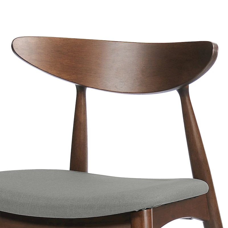 Barron Mid-Century Modern Dining Chairs (Set of 2) by Christopher Knight Home - 22.50 W x 19.75 L x 28.75 H