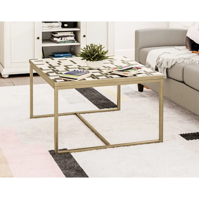 Geometric II Square Coffee Table by Homestyles