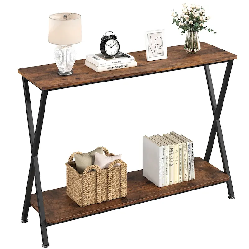 Entryway Table, Narrow Console Table, Wood Sofa Table