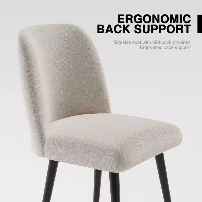 Dovelina Modern Dining Chair Upholstered Dining Chairs Set of 2