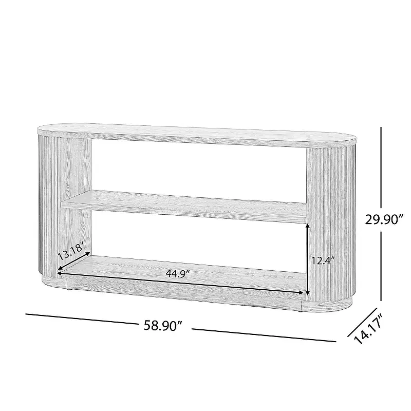 Christopher Knight Home Brad Modern Multi-Functional Entryway Console Table with Open Shelves