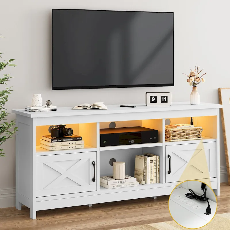 Farmhouse TV Stand for 65/55TV