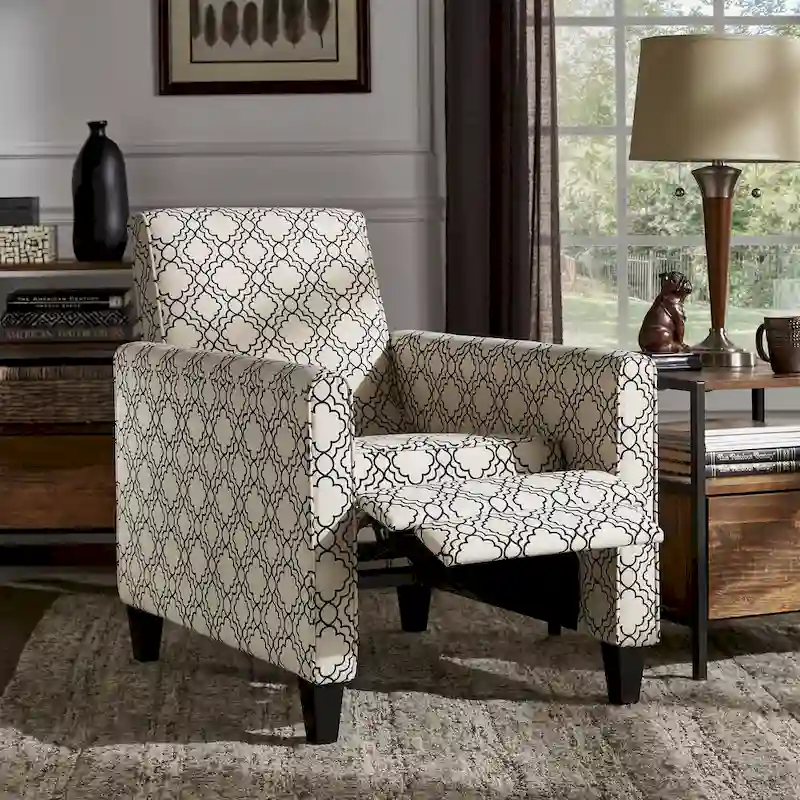 Tabitha Fabric Push Back Recliner by iNSPIRE Q Modern