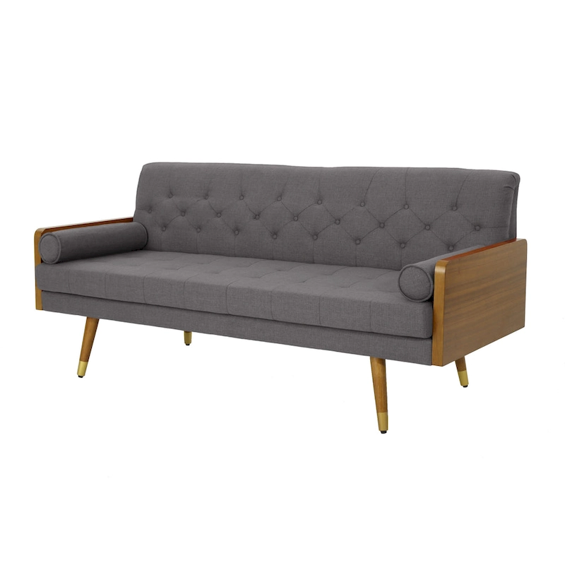 Jalon Tufted Fabric Sofa by Christopher Knight Home