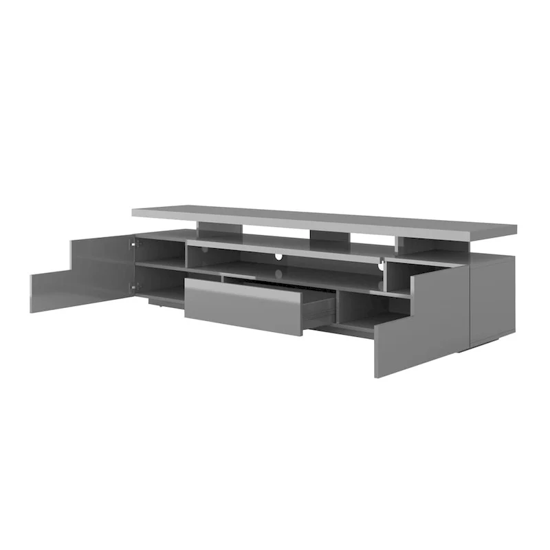Strick & Bolton Sparkes 77-inch High Gloss TV Stand with LED Lights
