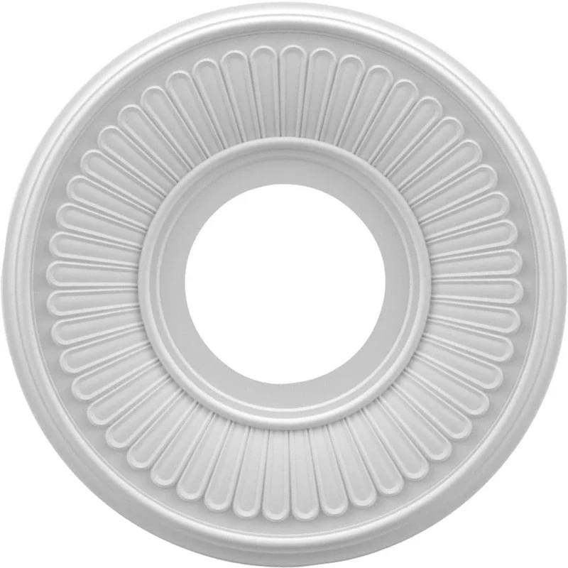 3 1/2  Inside Diameter - Berkshire Thermoformed PVC Ceiling Medallion