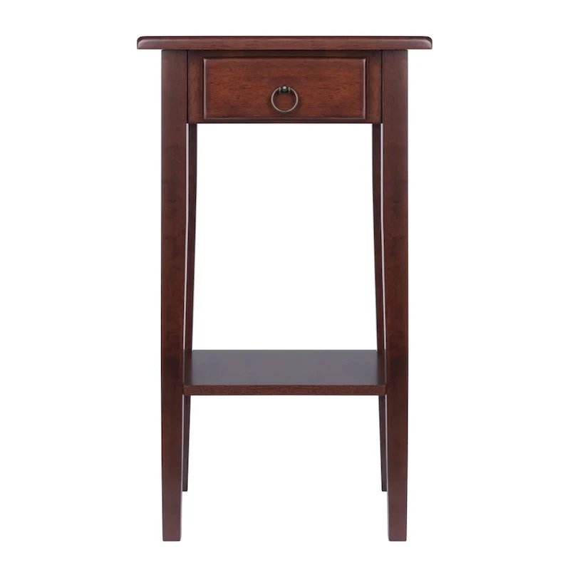 Regalia Accent, Side Table, Walnut - 17 W x 14 D x 29.50 H