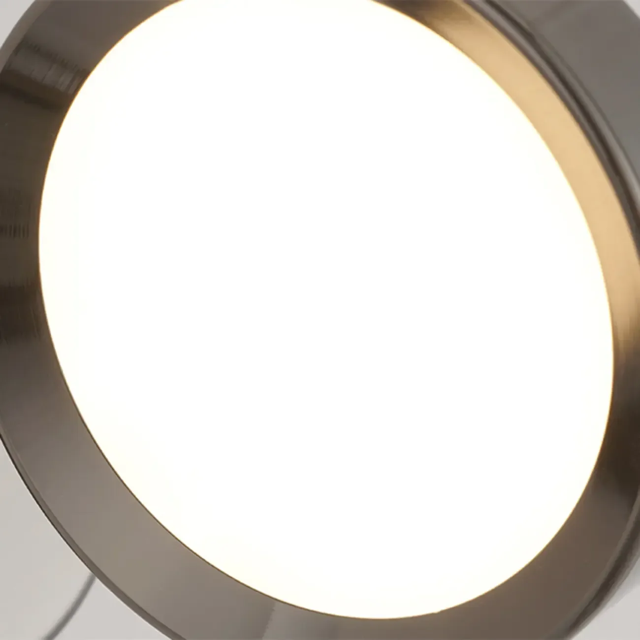 Modish Rotating Circular Chrome Wall Sconce