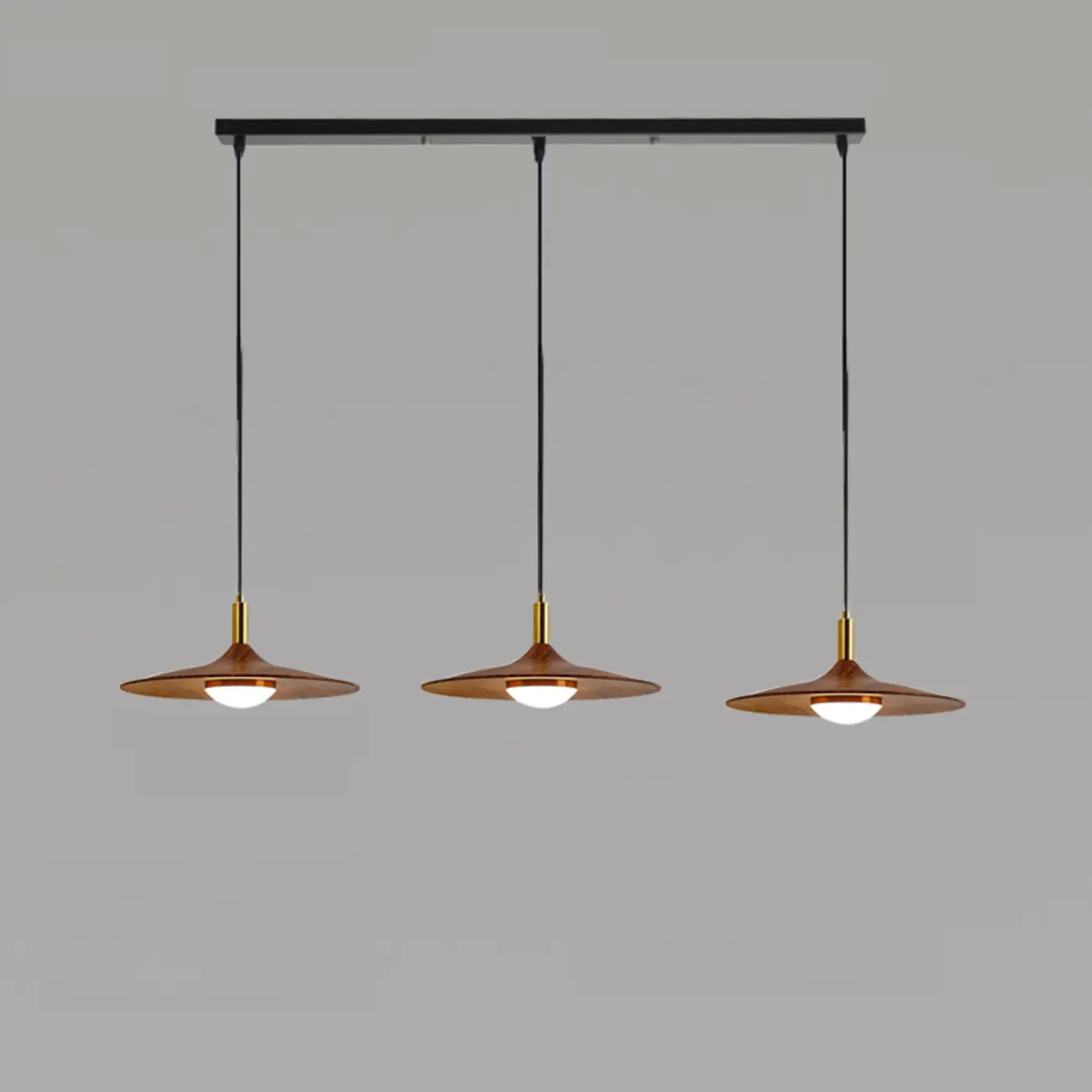 Modern Geometric 3-Light Island Light for Kitchen