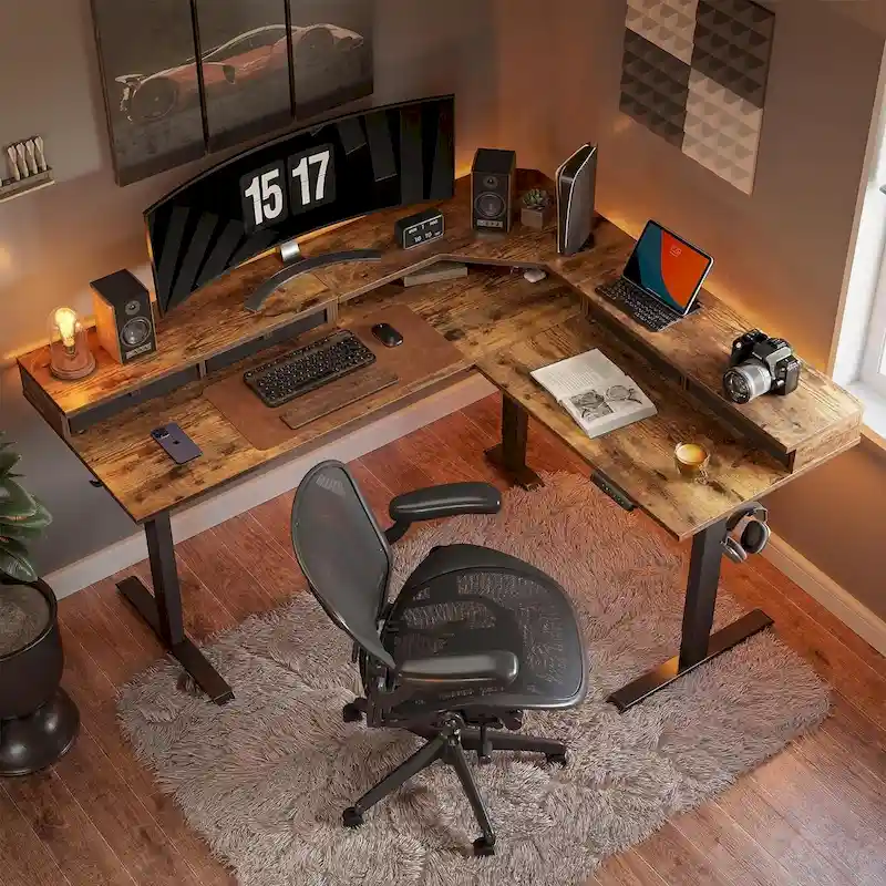 FEZIBO/Home Office Furniture/Wood/Desks