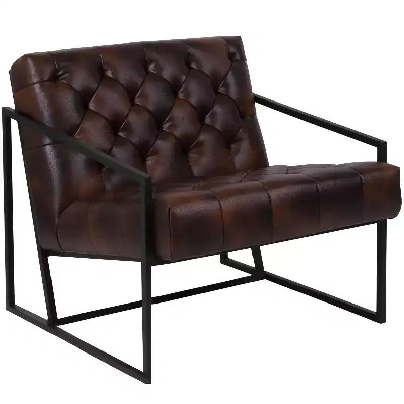 Emma and Oliver Home Office Tufted Lounge Accent Chair