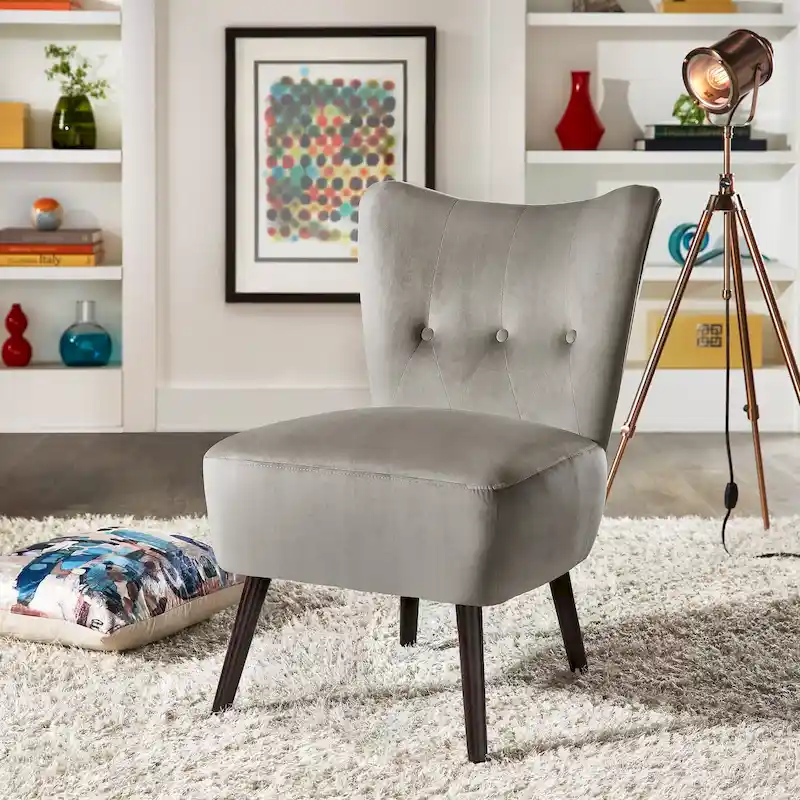 Imani 22.5 Wide Tufted Accent Chair by iNSPIRE Q Bold