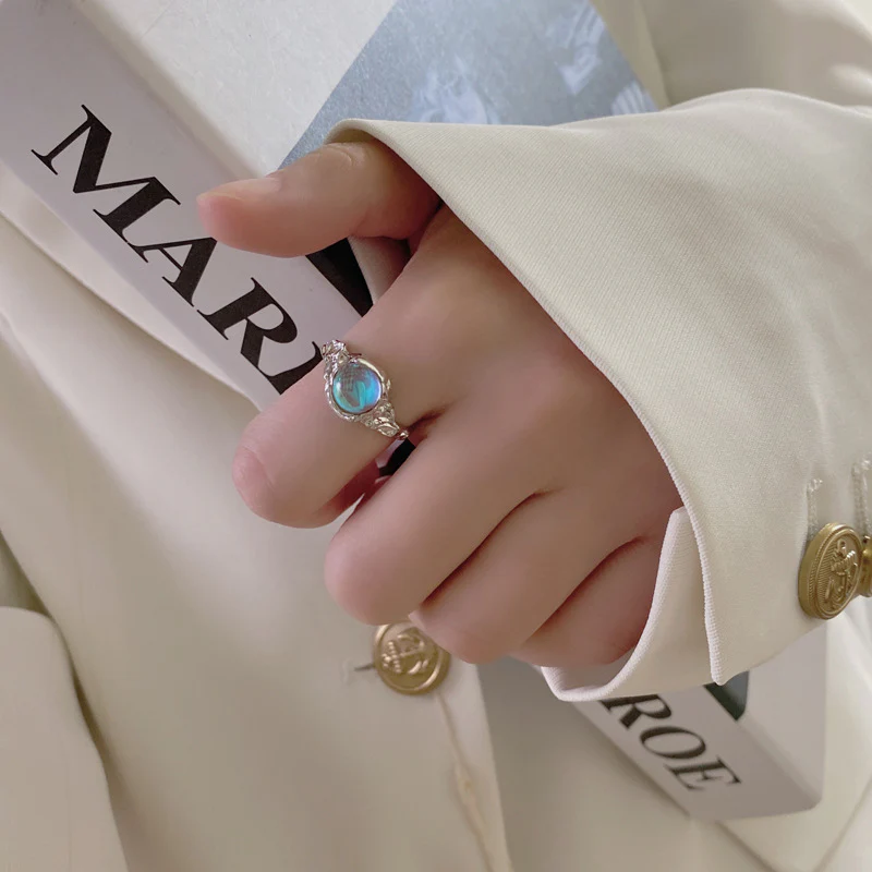 Luninana Ring - Rainbow Glass Ring YBY034