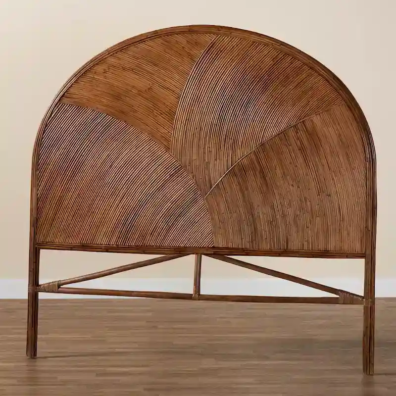 Seana Bohemian Rattan Standalone Headboard