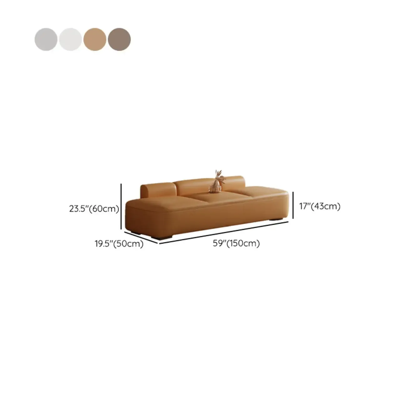 Modern Upholstered Leather Tufted Long Bedroom Bench