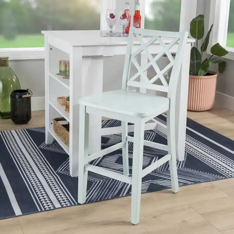 Counter Height Solid Wood Dining Bar Stool