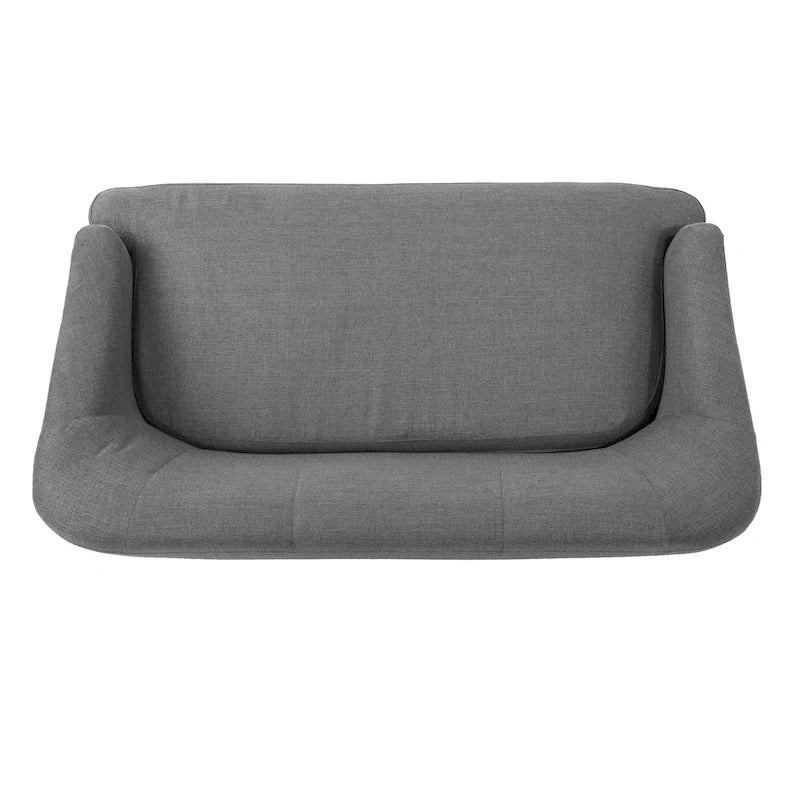 Sheena Mid-century Modern Petite Fabric Loveseat by Christopher Knight Home