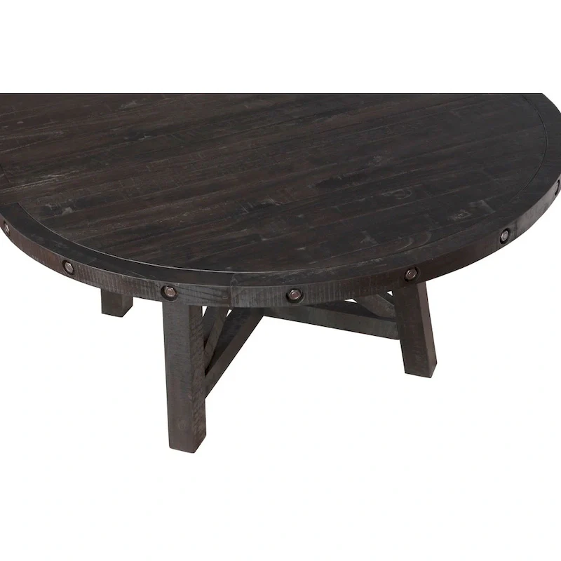 Solid Pine Round Extension Dining Table