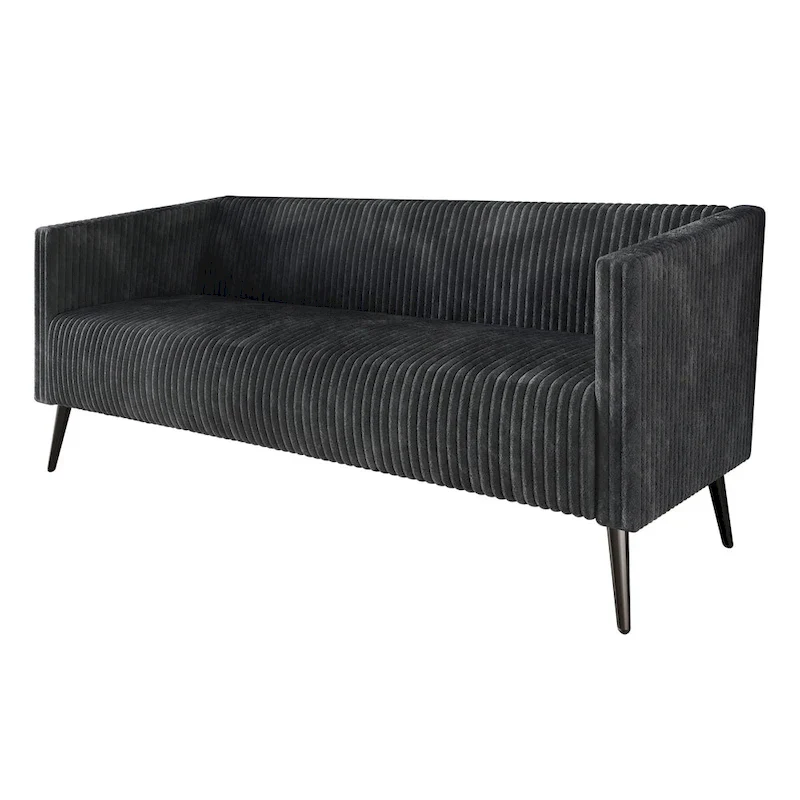 CraftPorch Corduroy Modern and Glamorous Velvet Upholstered Sofa