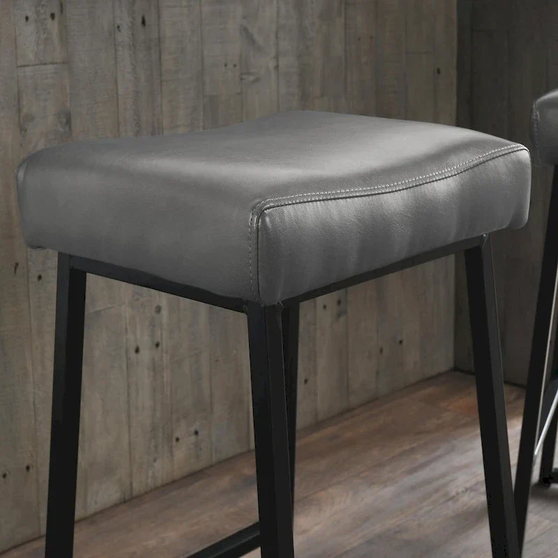 26 Counter Stool Smokey Grey (Set of 2) - Seat Height 26