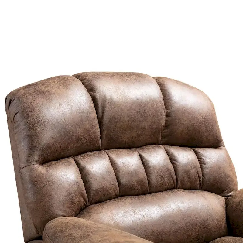 Ebello Microsuede Power Lift Recliner Sofa with Massage Chair