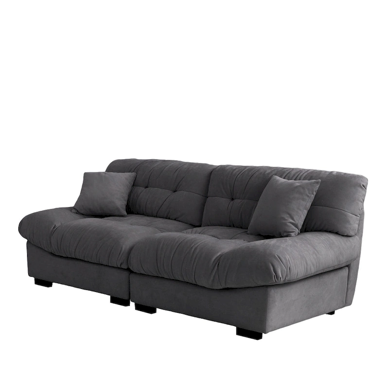 89 Tufted Sofa Cloud Shaped Couch