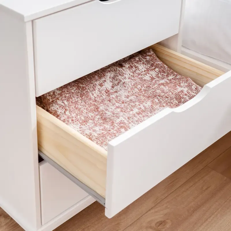 Purcell Pine Wood 3-Piece Bedroom Set with 6-Drawer Dresser and 3-Drawer Nightstands (Set of 2)