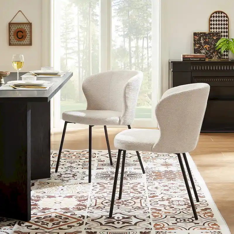 Modern Dining Chairs, Set of 2