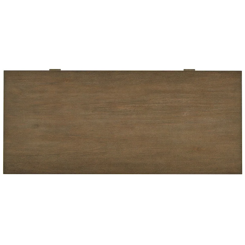 Gannon Wire Brushed Wood Oak Finish 1-Drawer Writing Desk by iNSPIRE Q Artisan