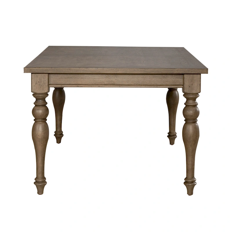 Americana Farmhouse Dusty Taupe Rectangular Table Set with Dining Chairs Various Options