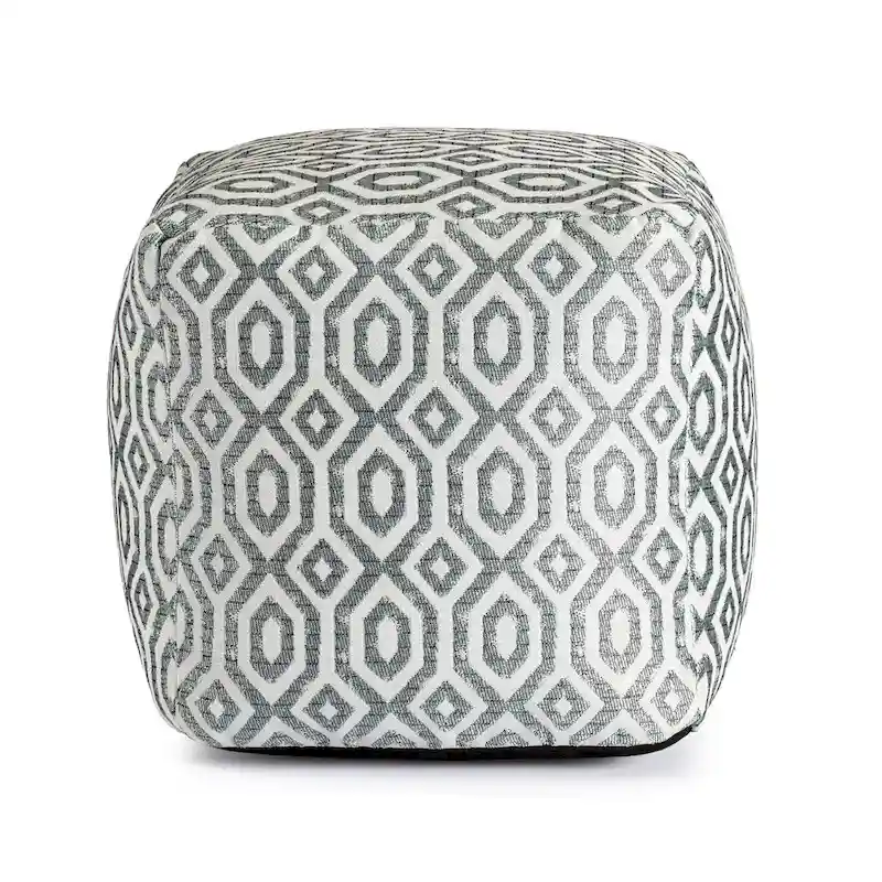 Jani Zuma Indoor/Outdoor 18 x 18 Square Pouf Ottoman