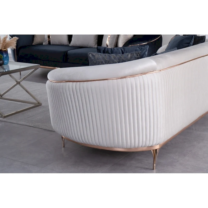 Mostar 2 Pieces Living Room Sets 1 Sofa 1 Chair