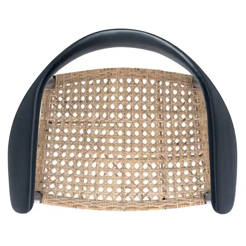 SAFAVIEH Anastasia Rattan Peel Accent Chair - 24.8 W x 18.9 L x 30.7 H - 25Wx19Dx31H