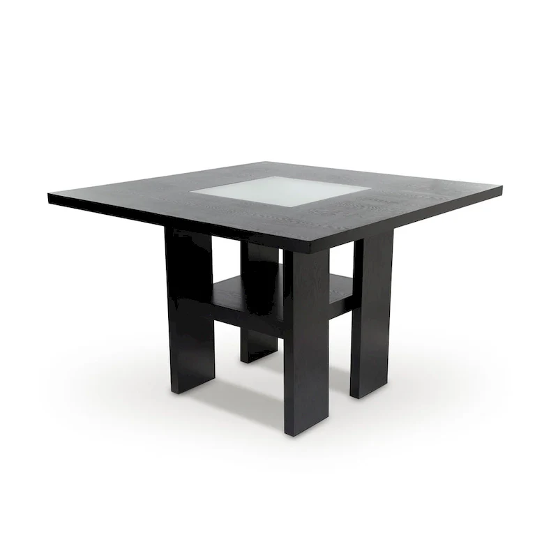 Blanton Modern Black Wood 9-Piece Counter Height Dining Set by Furniture of America