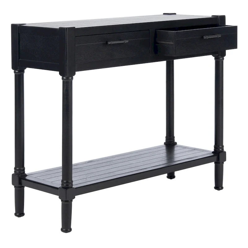 SAFAVIEH Phillis 2-Drawer Console Table - 35.5 W x 13 L x 29.5 H - 36Wx13Dx30H