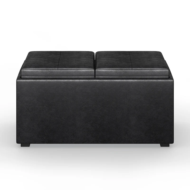 WYNDENHALL Franklin Upholstered 3-piece Ottoman Set