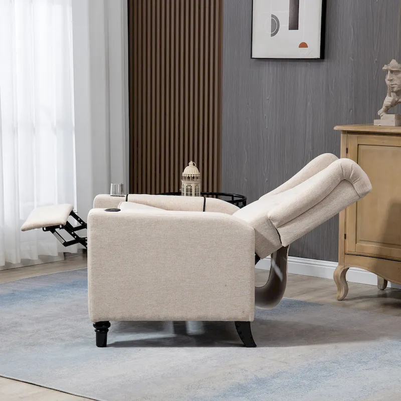 Recliner Chair with Button Tufted Back