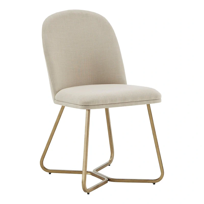 Gold Metal Dining Chair (Set of 2)